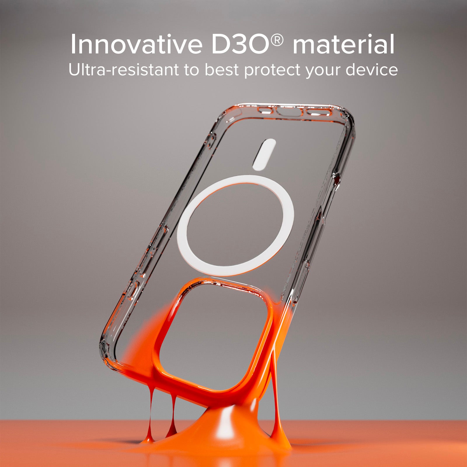 Extrem widerstandsfähiges Cover für iPhone 16 Pro mit D3O-Technologie