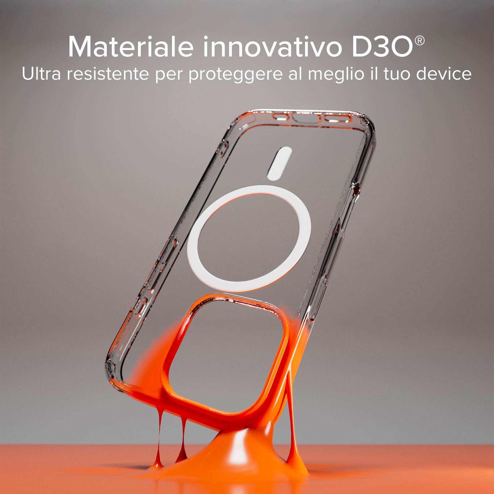 Extrem widerstandsfähiges Cover für iPhone 16 Pro mit D3O-Technologie