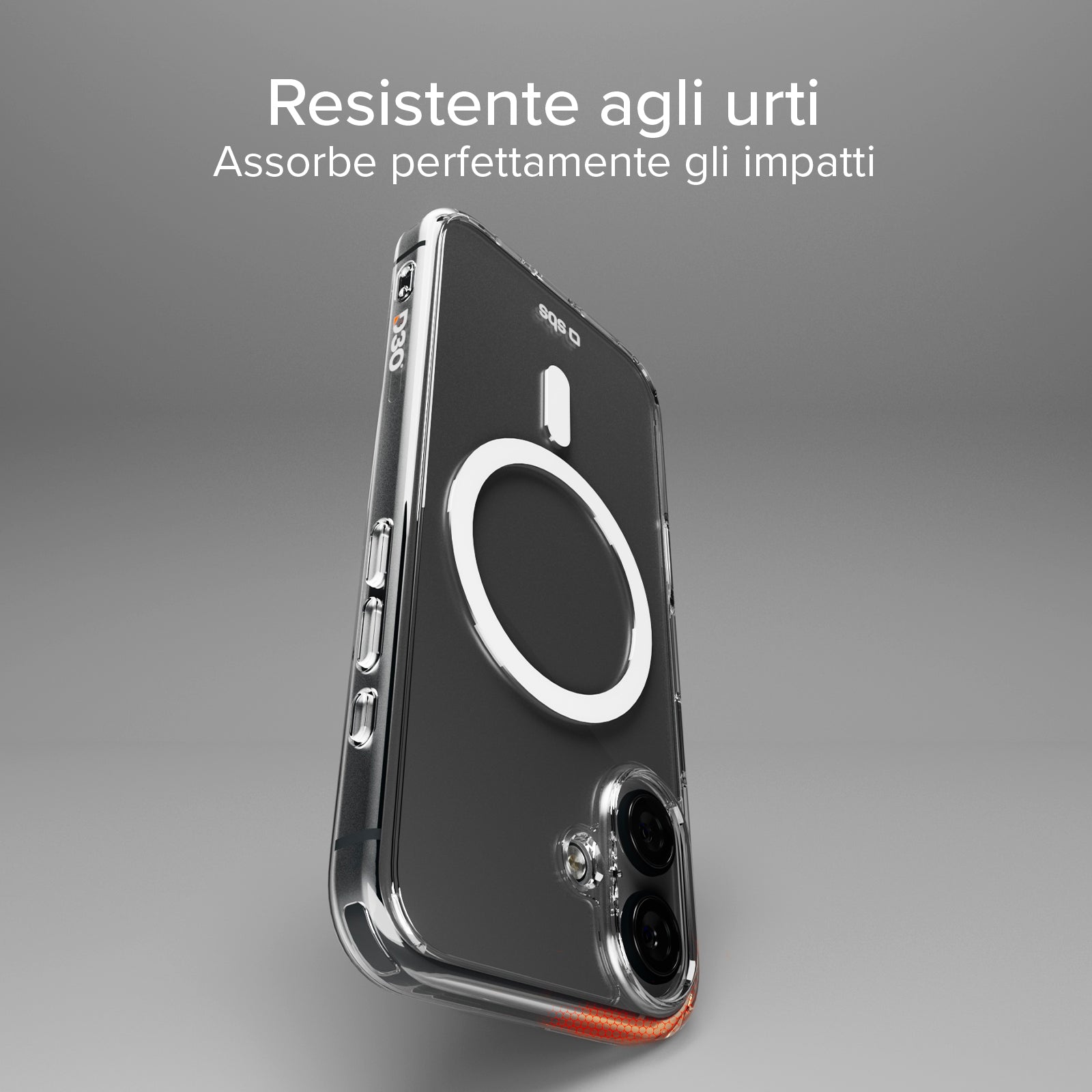 Coque ultra-résistante pour iPhone 16 avec technologie D3O