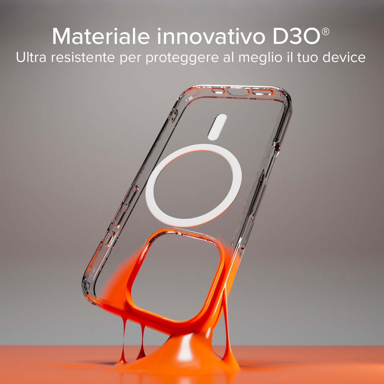 Extrem widerstandsfähiges Cover für iPhone 16 Pro Max mit D3O-Technologie