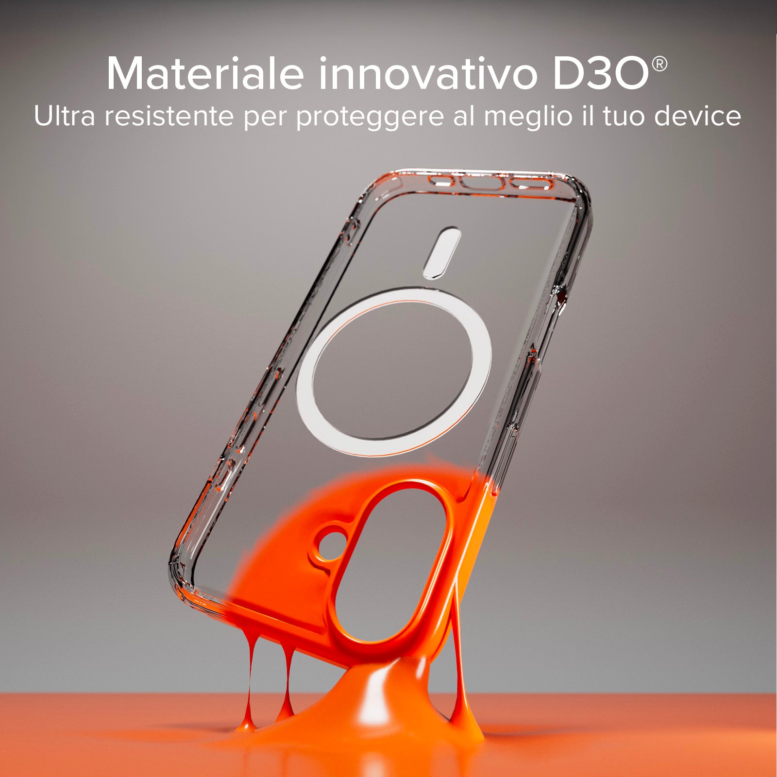 Extrem widerstandsfähiges Cover für iPhone 16 Plus mit D3O-Technologie