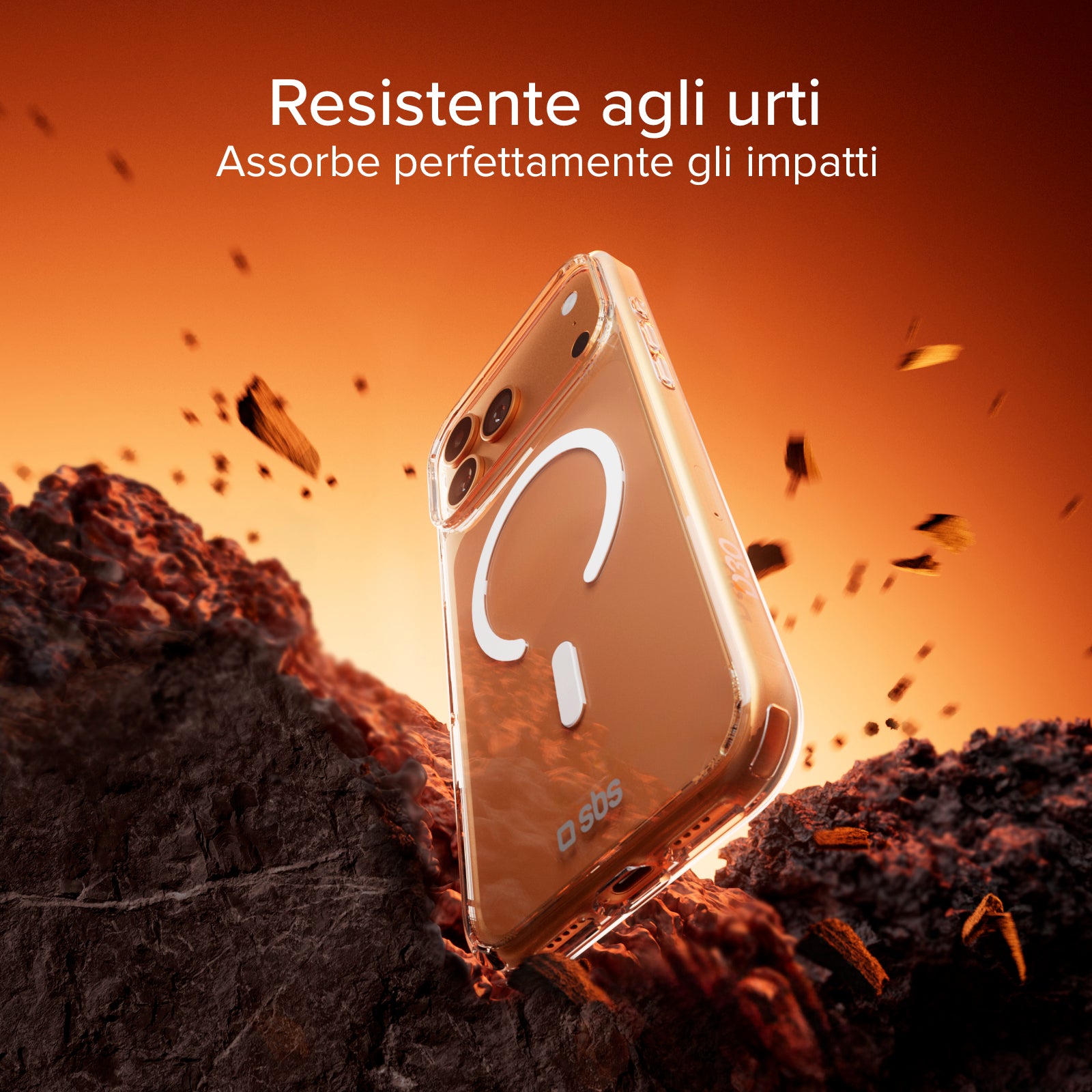 Cover ultraresistente per iPhone 17 Pro con tecnologia D3O