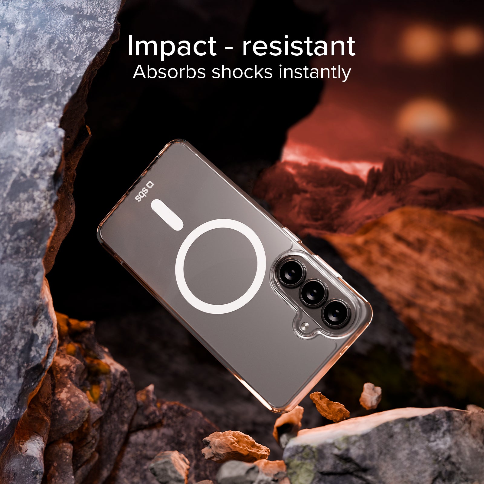 Coque ultra-résistante pour Samsung S26+ avec technologie D3O