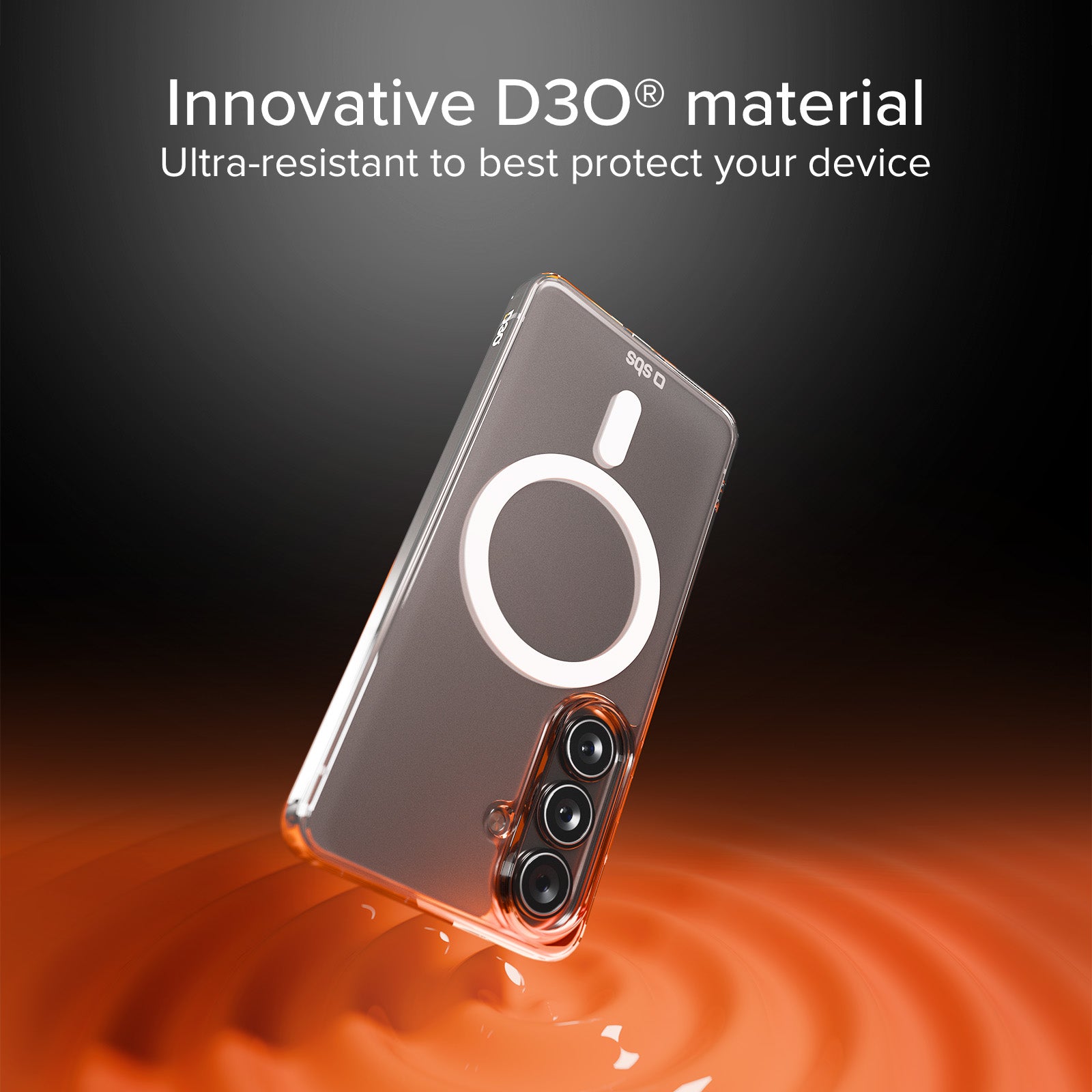 Coque ultra-résistante pour Samsung S26+ avec technologie D3O