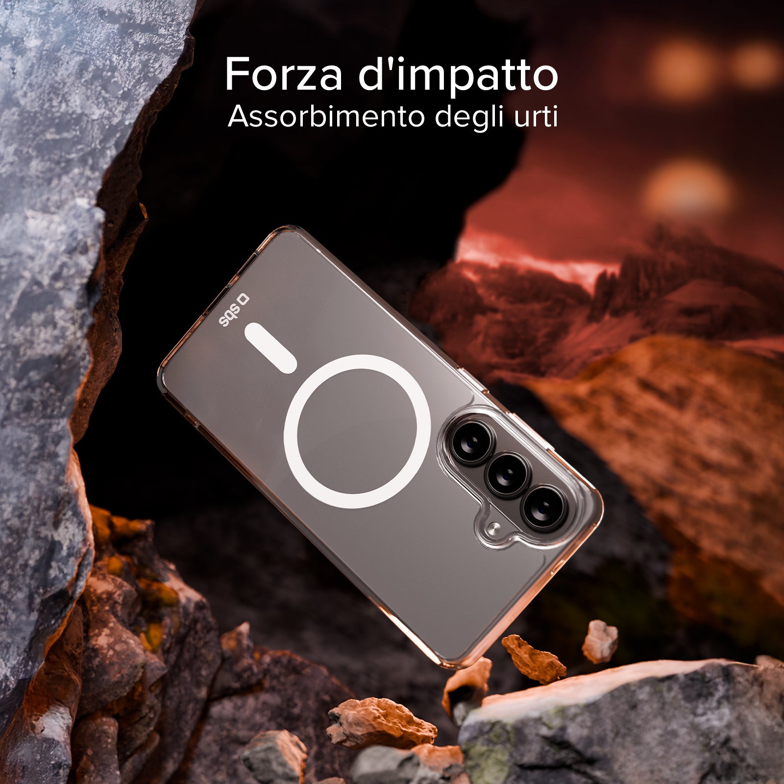 Cover ultraresistente per Samsung S26 con tecnologia D3O