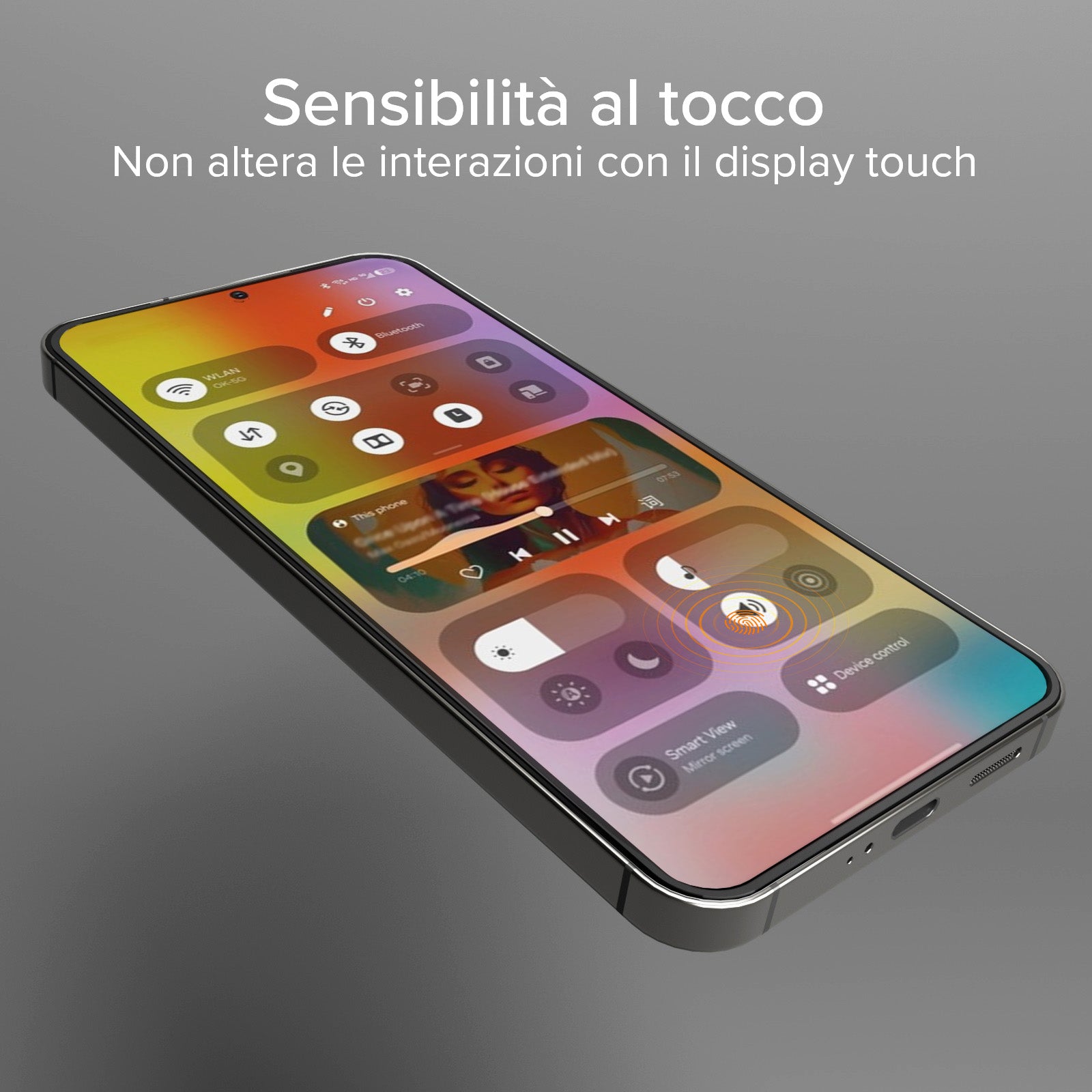Vetrino ultraresistente per Samsung Galaxy S24+ con tecnologia D3O