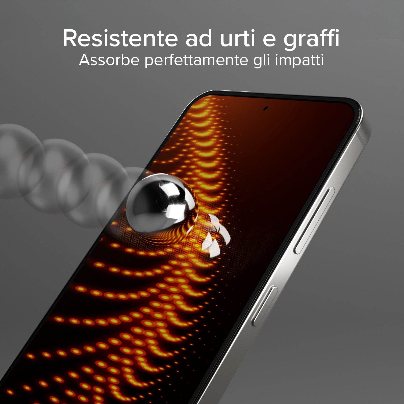 Vetrino ultraresistente per Samsung S25 Edge con tecnologia D3O