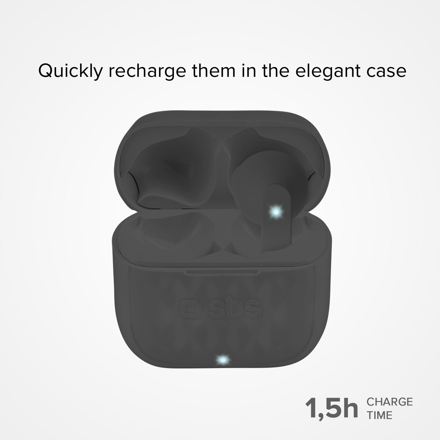 Air Free - Écouteurs sans fil TWS avec station de charge de 250 mAh