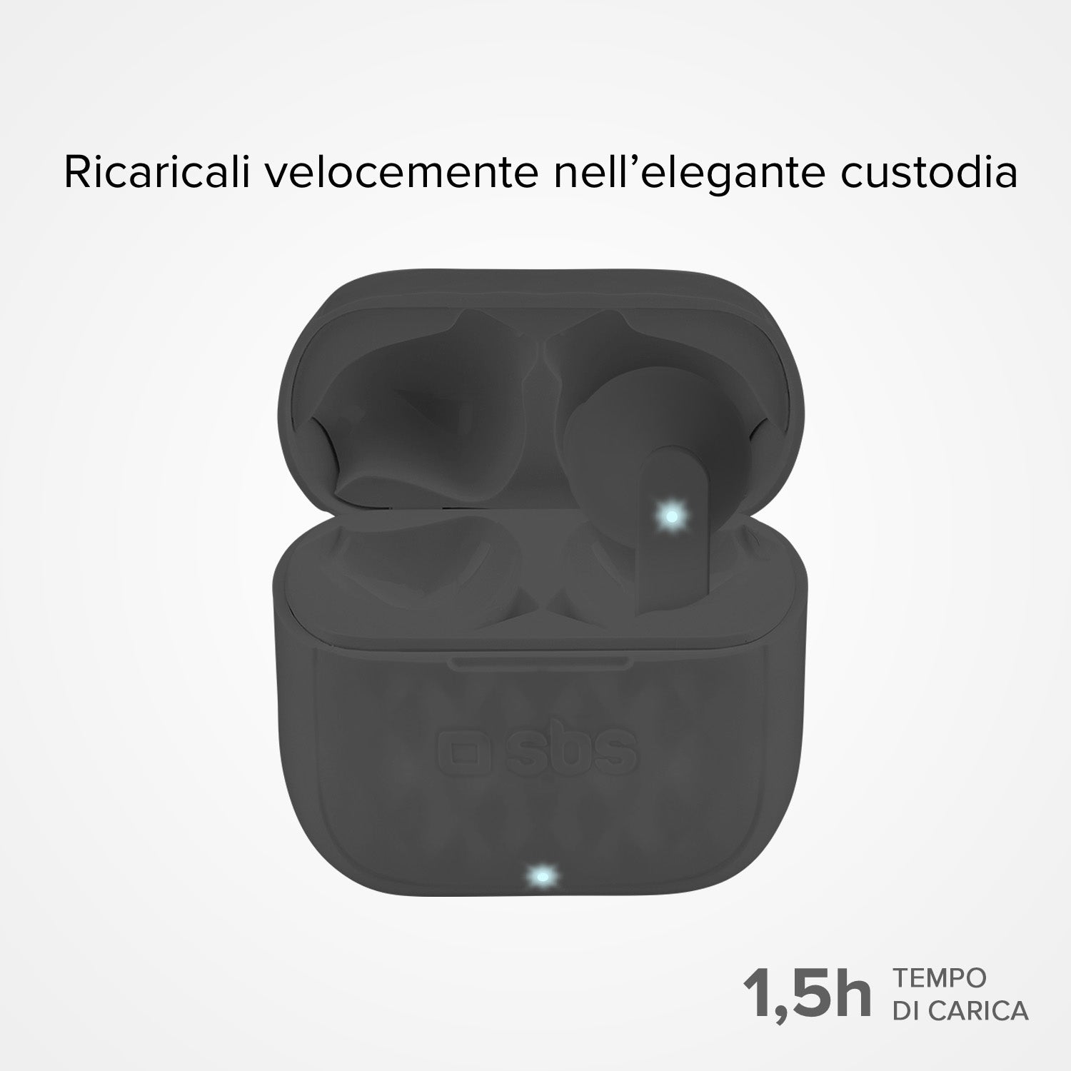 Air Free - Écouteurs sans fil TWS avec station de charge de 250 mAh