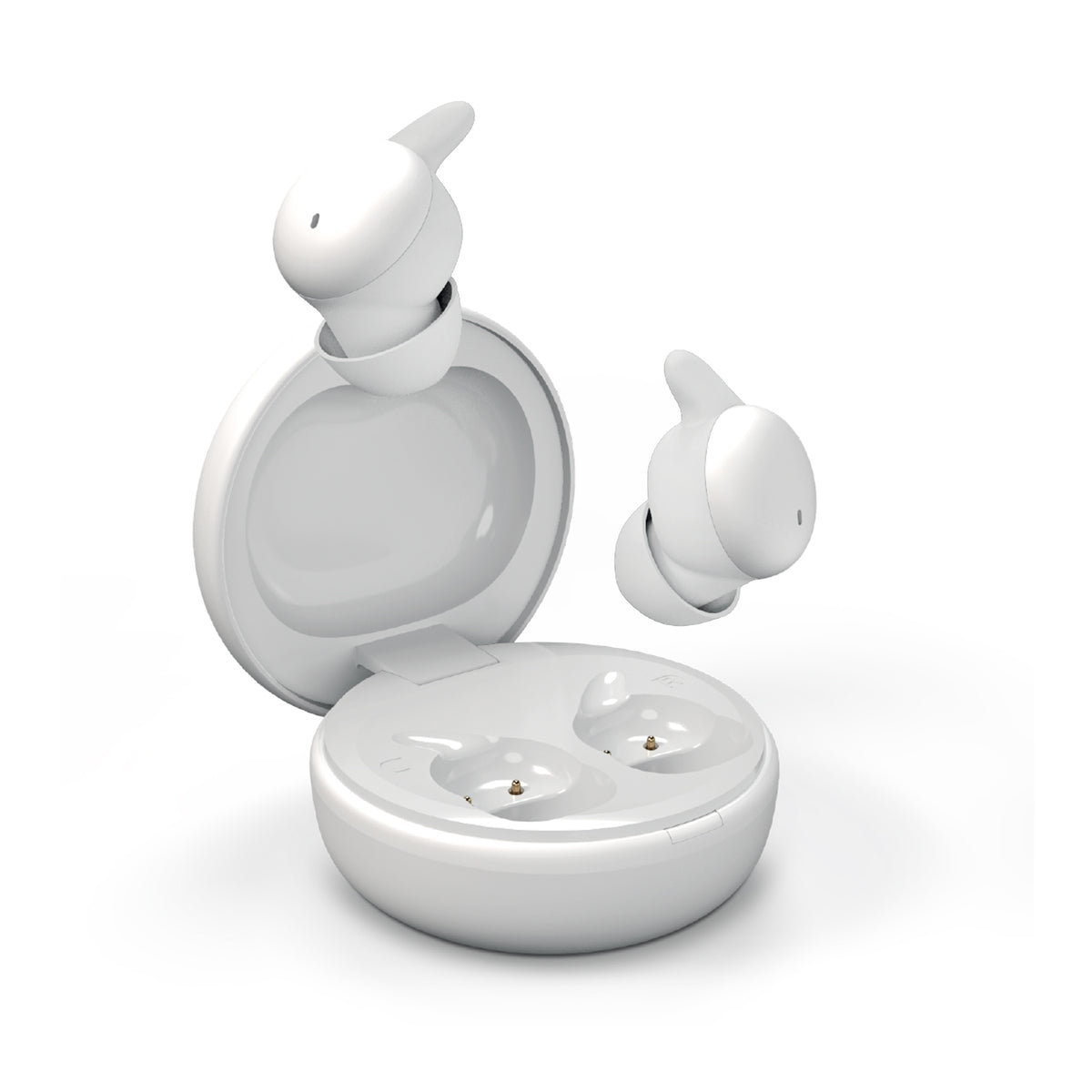 TWS wireless earphones, extra-slim design for night-time use and Sleep Mode with white noise
