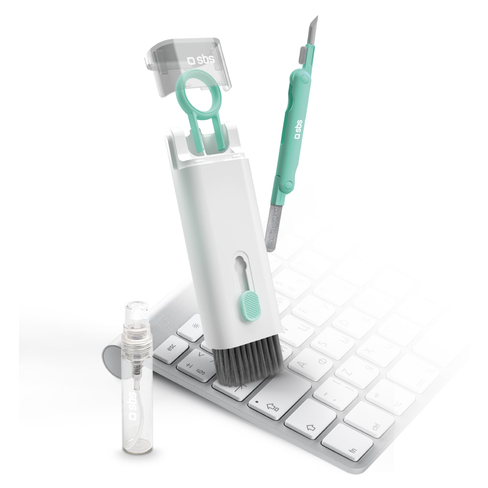 SASMO Set Di Pulizia Per Vescica D'Acqua - Spazzola 100 Cm E Sacchetto Portatile
