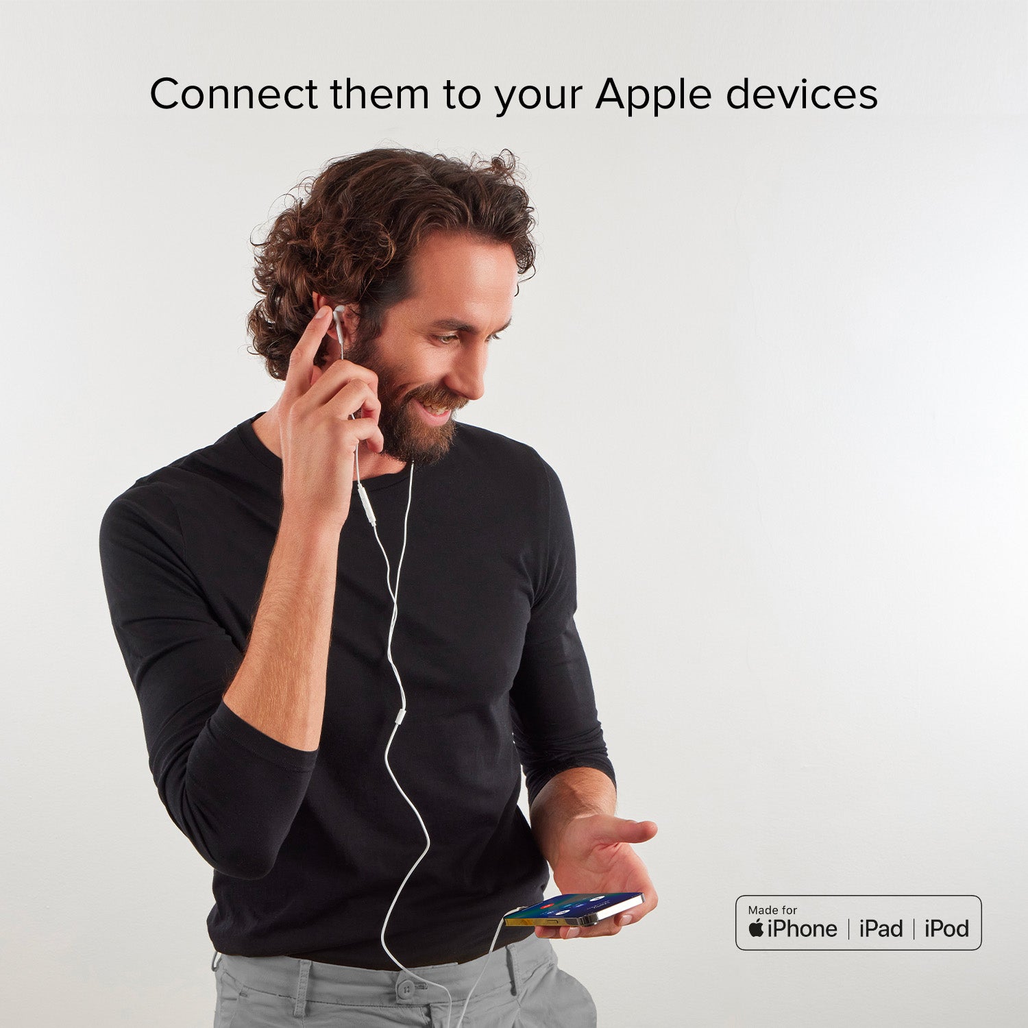 Studio Mix 105 - Auricolari semi in-ear e connettore Lightning Made For Apple