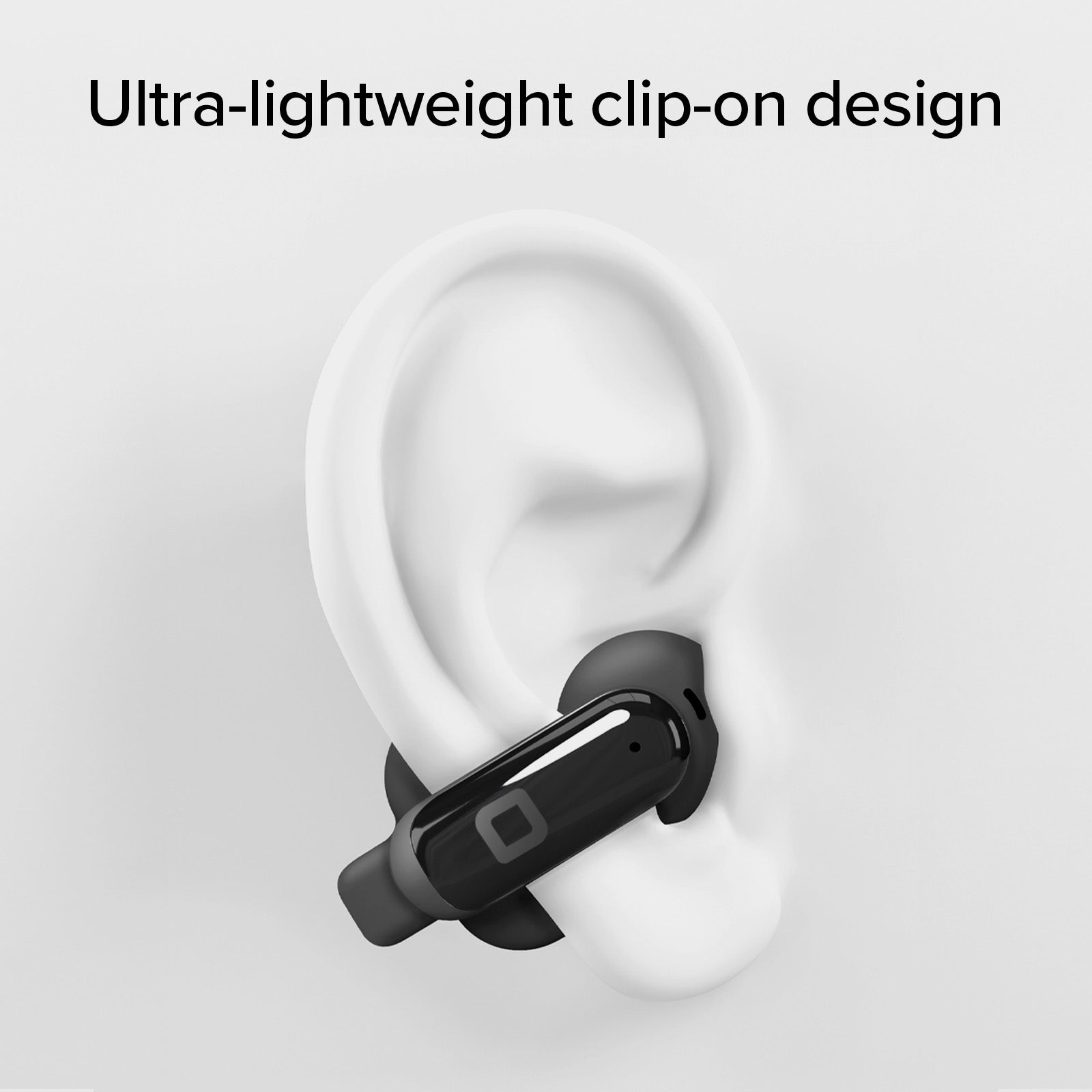 OWS earbuds with clip-on design and touch controls