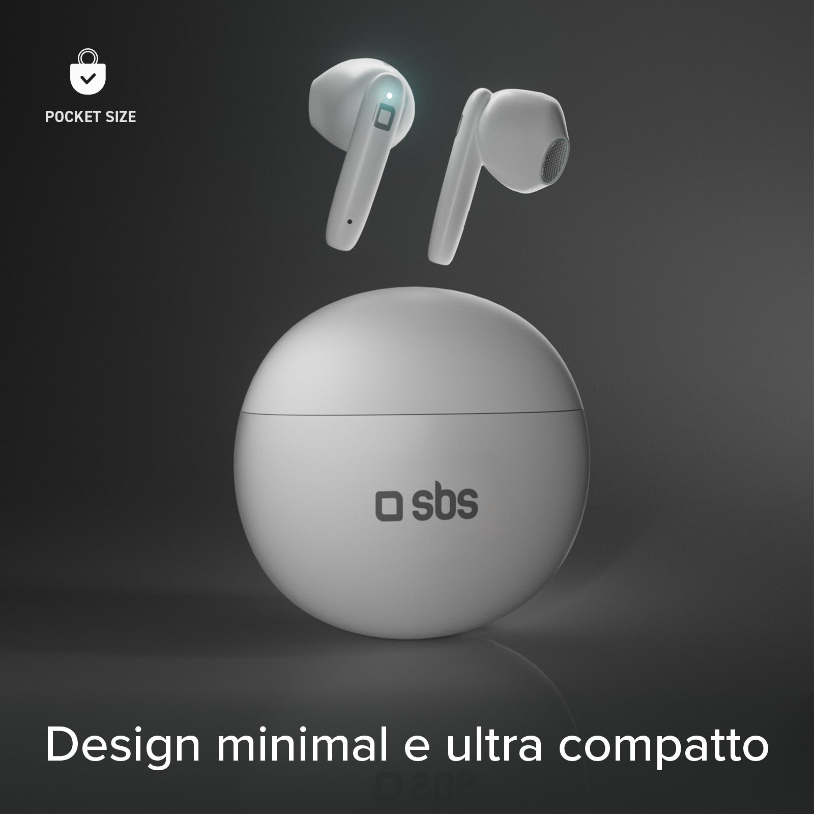 Twin Pure Drops - Auricolari TWS con microfono Environmental Noise Cancellation