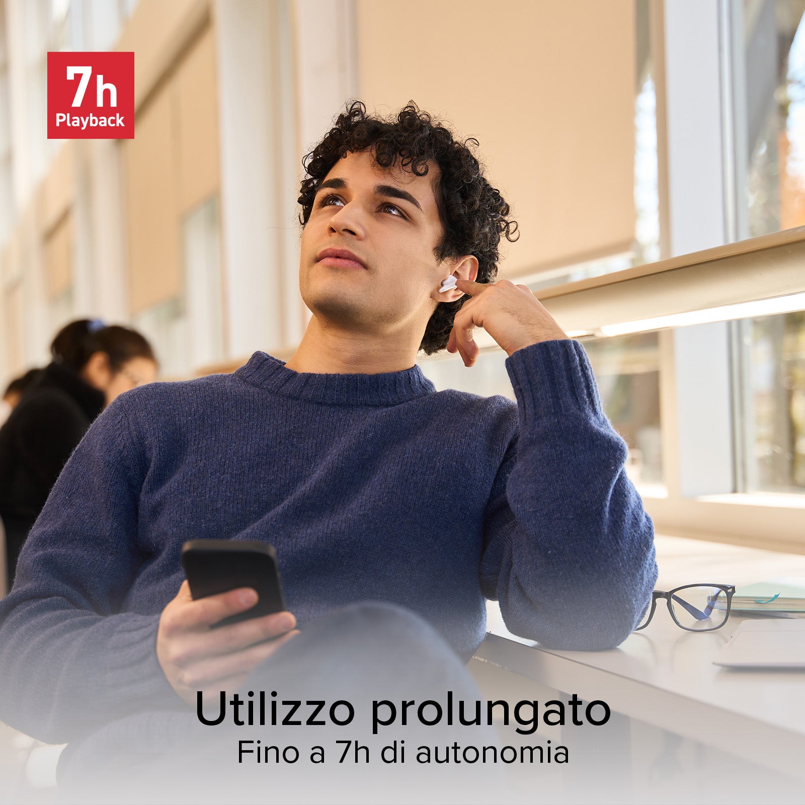 Twin Pure Drops - Auricolari TWS con microfono Environmental Noise Cancellation