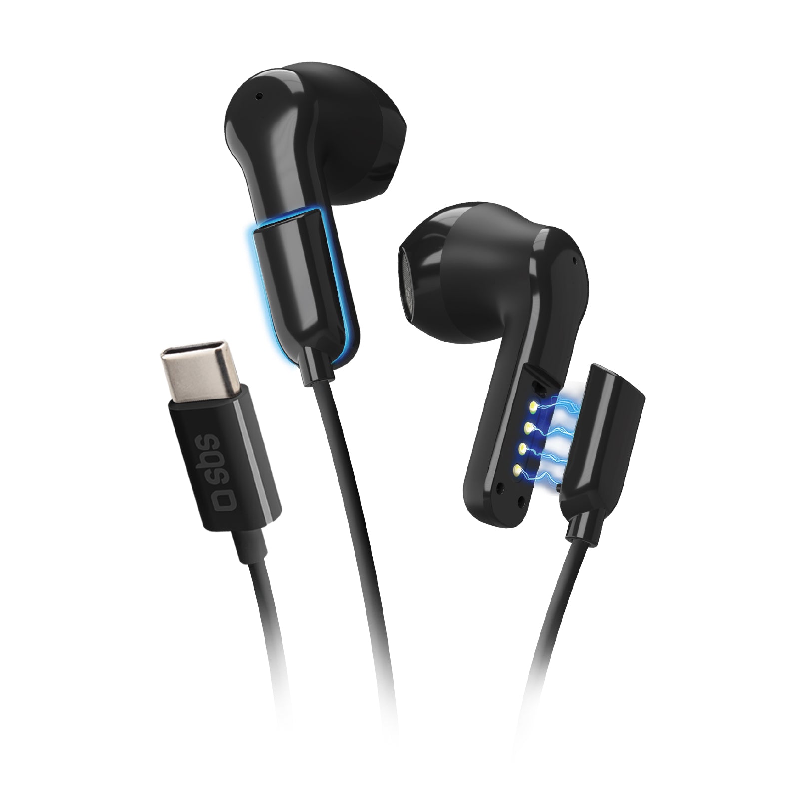 2-in-1 dual-mode wireless and wired USB-C earbuds with ENC microphone and 4 hours of battery life