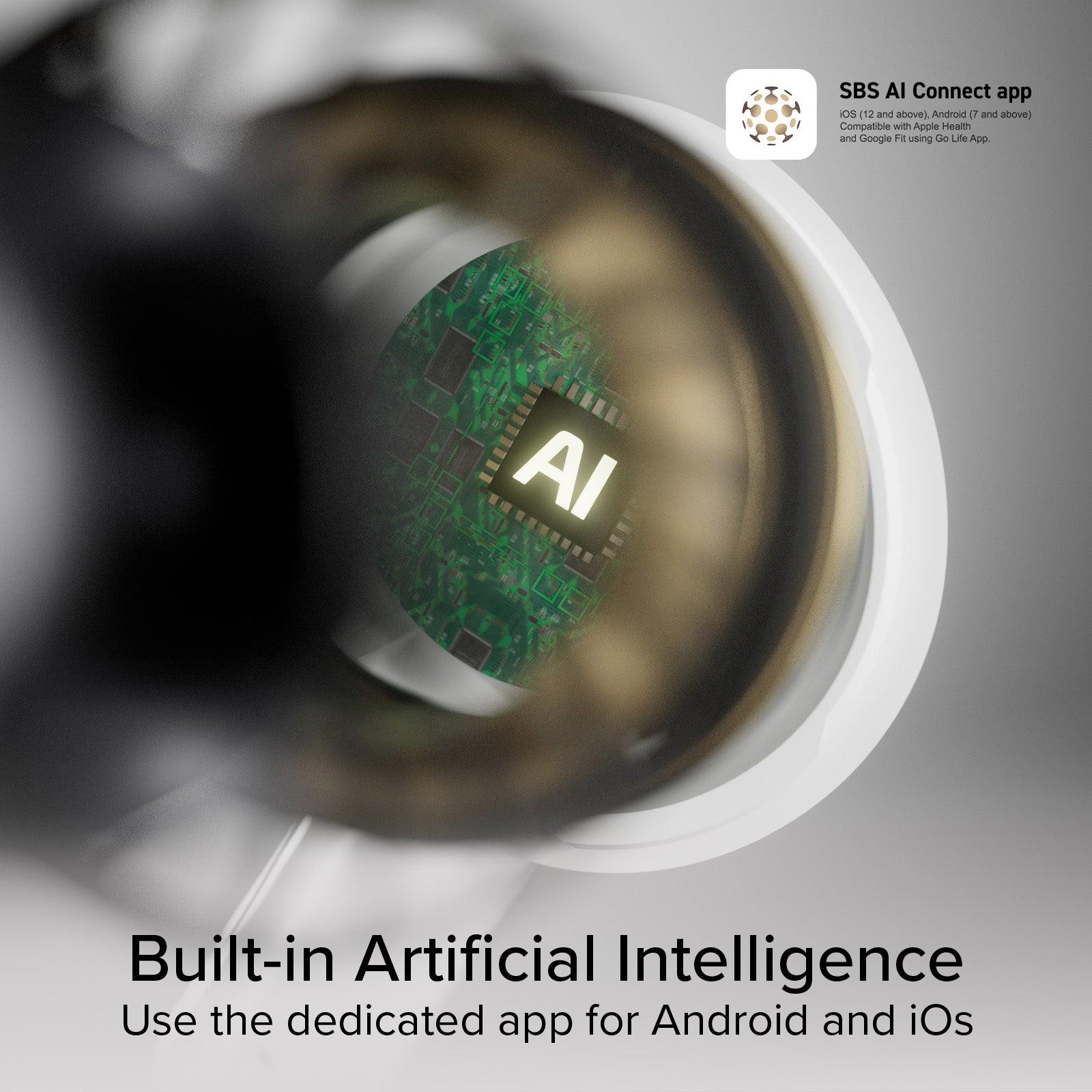 AI TWS Earphones with app, translation, summaries and 28 hour battery life