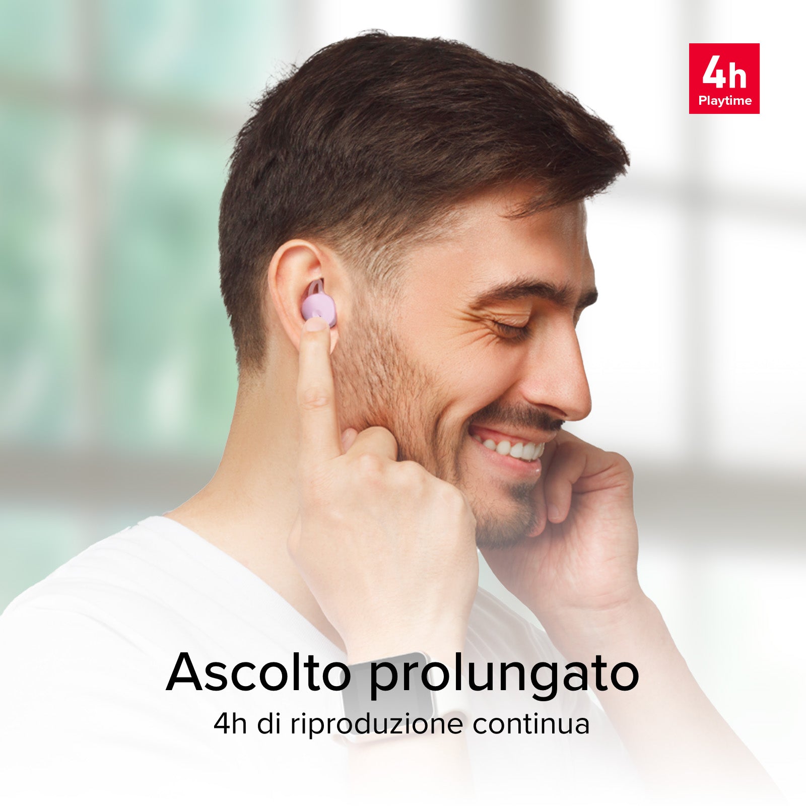 Auricolari OWS con archetti e custodia di ricarica