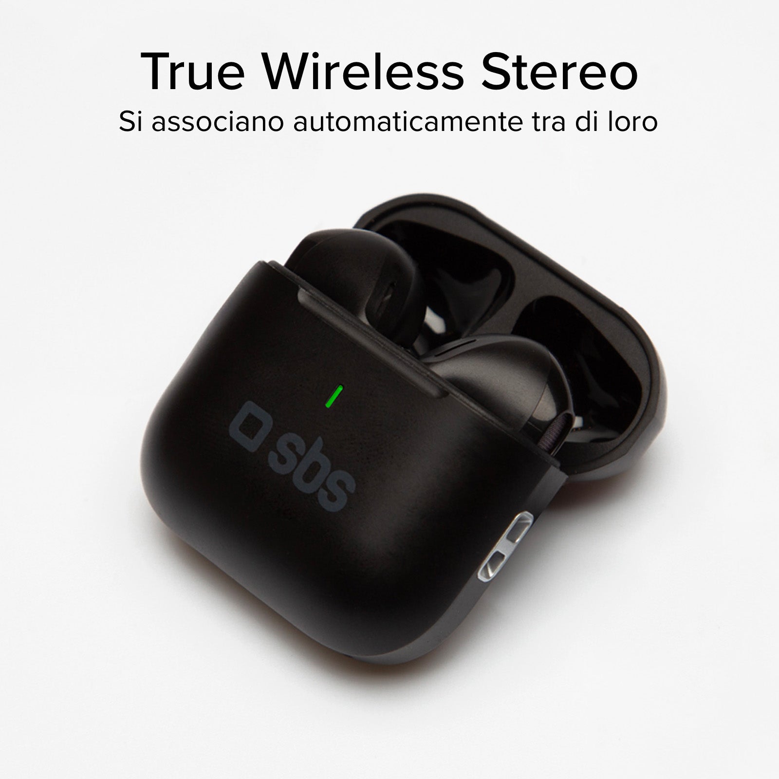 Auricolari TWS con custodia di ricarica da 250 mAh