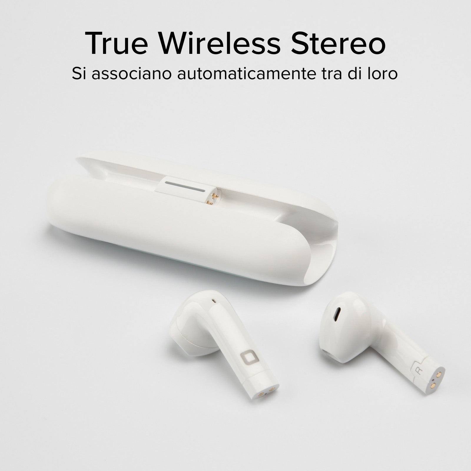 Auricolari TWS tascabili con custodia di ricarica