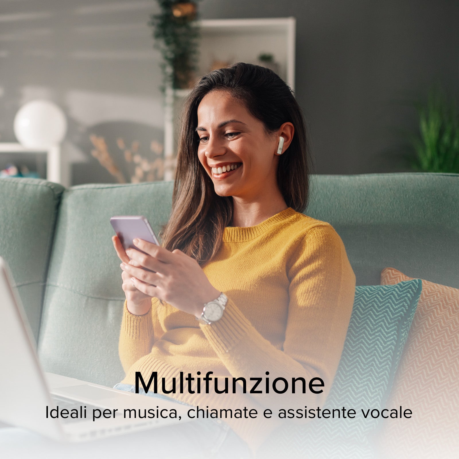 Auricolari TWS tascabili con custodia di ricarica