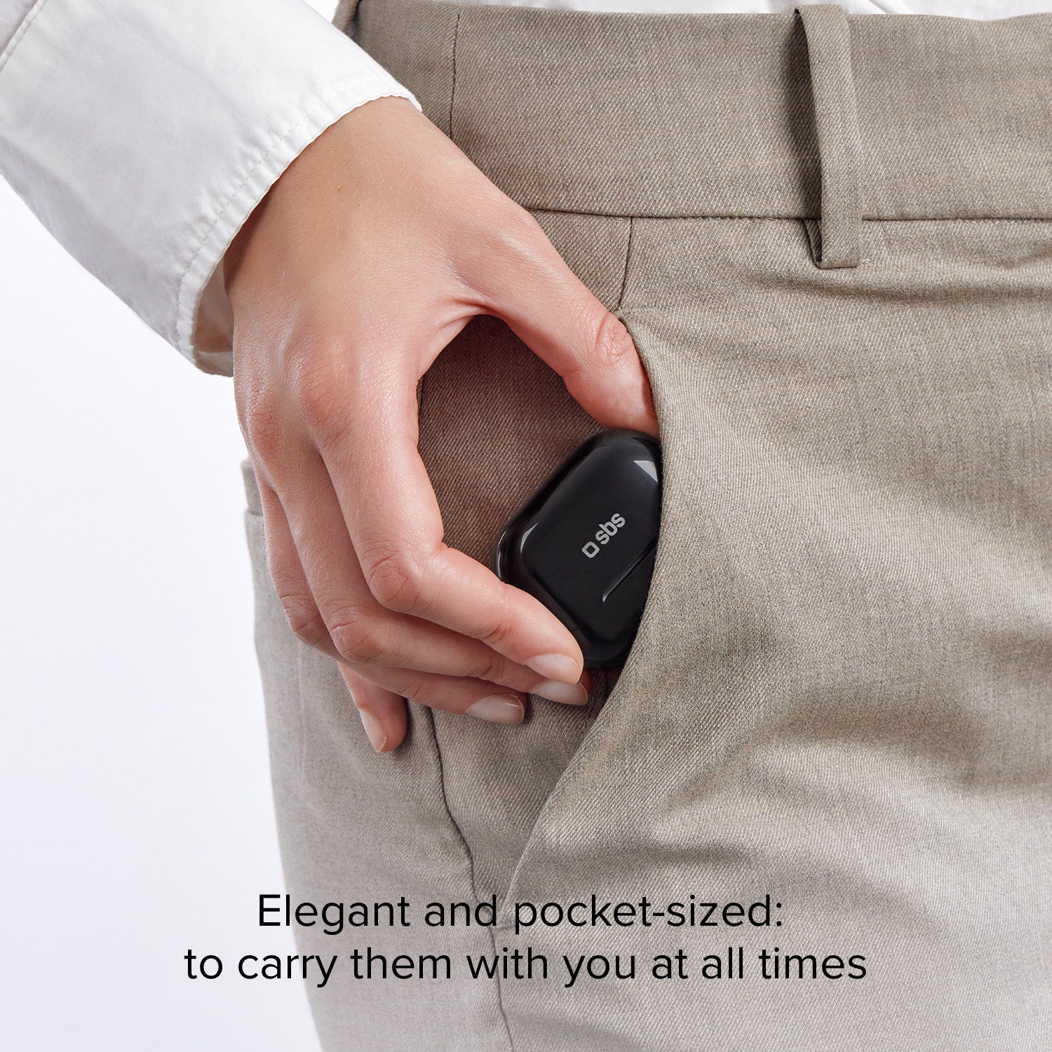 Twin Black Gem - Auricular TWS semi in-ear