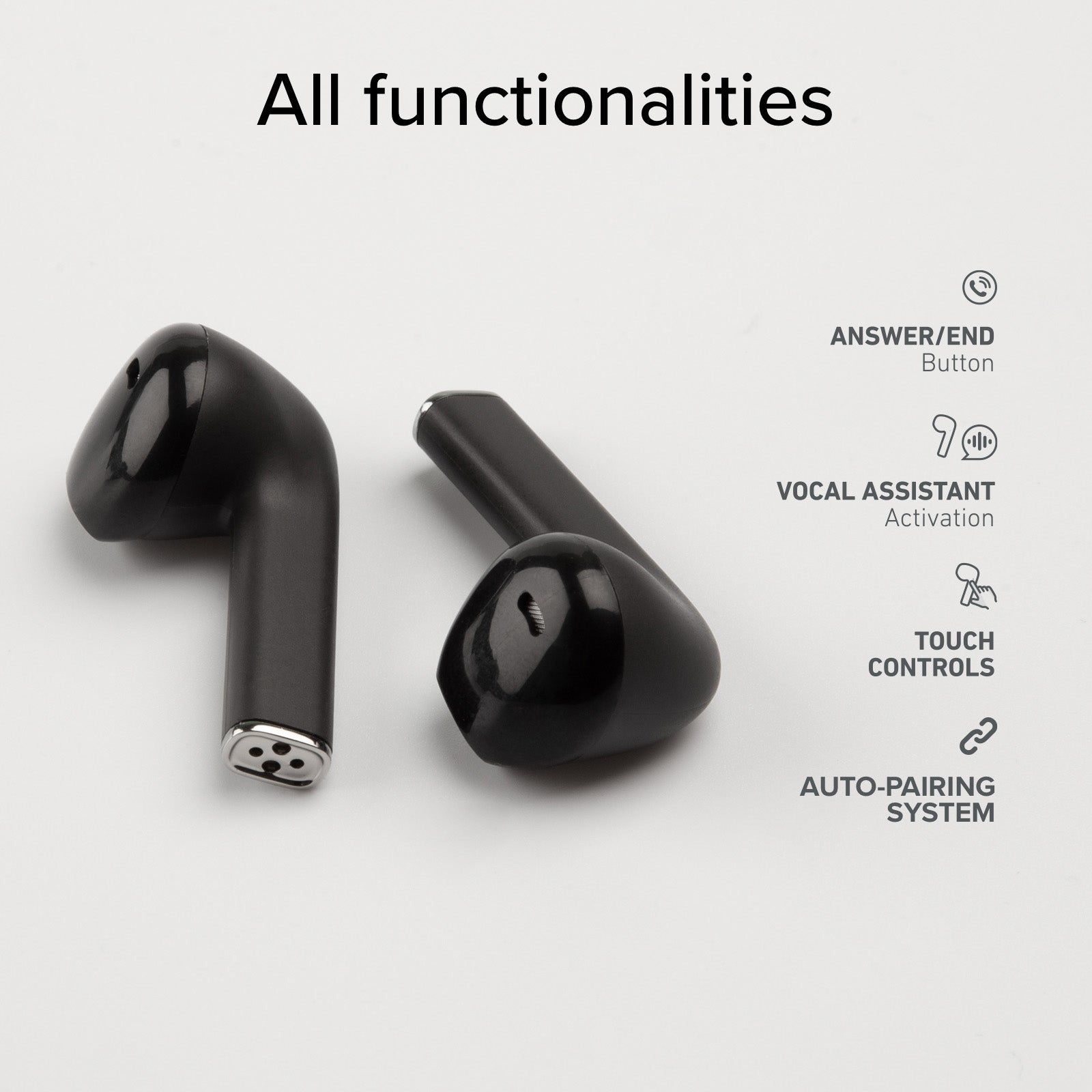 TWS One Color– auricolari wireless con tecnologia True Wireless Stereo