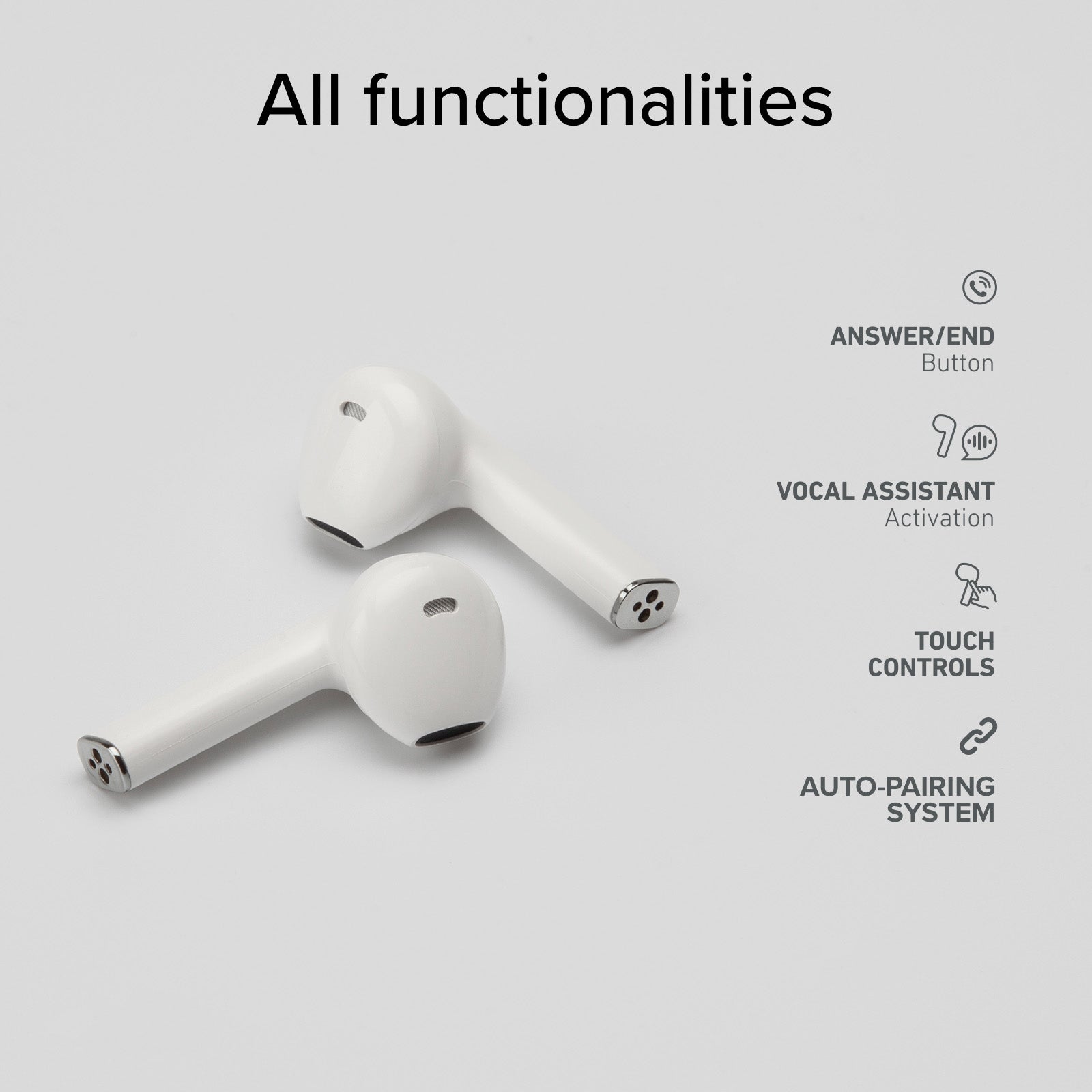 TWS One Color– auricolari wireless con tecnologia True Wireless Stereo