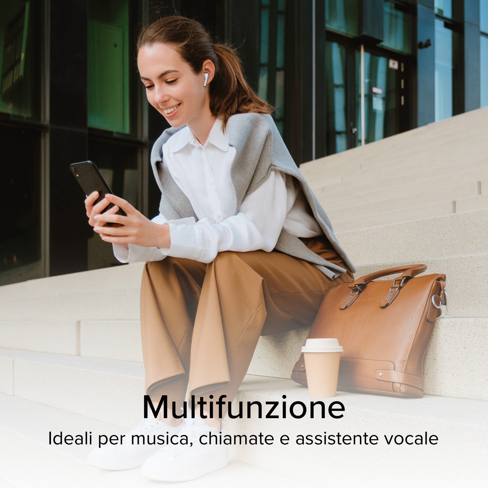 TWS One Color– auricolari wireless con tecnologia True Wireless Stereo