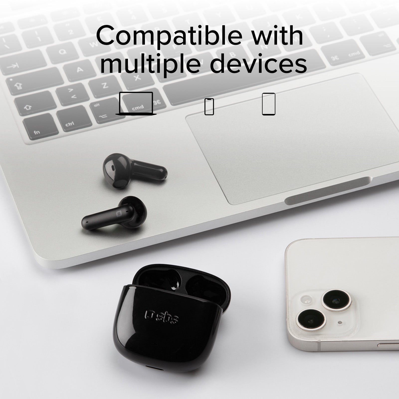 Auricolari TWS con custodia di ricarica e microfono HD