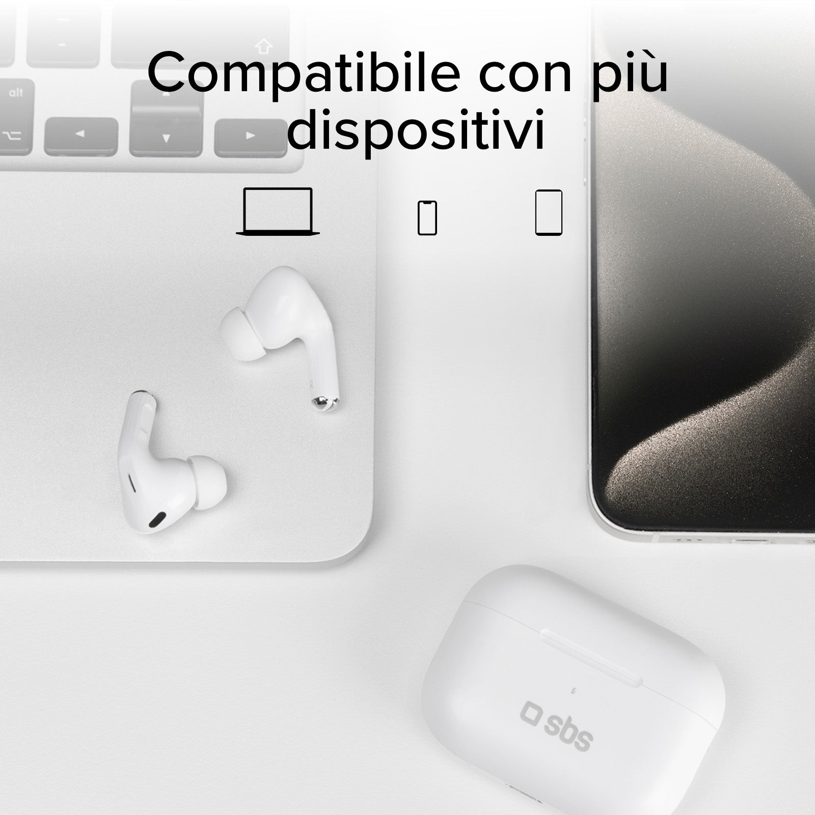 Auricolari TWS compatibili con ricarica wireless