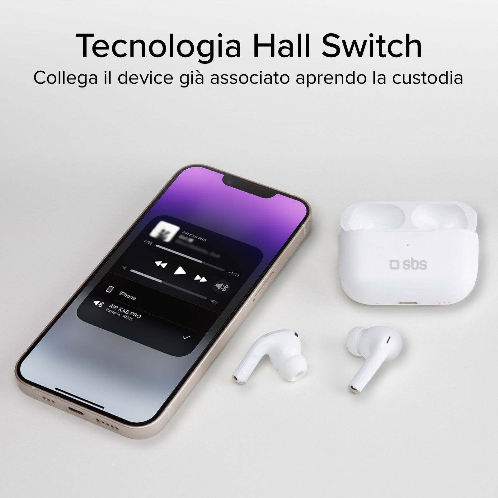 Auricolari TWS compatibili con ricarica wireless