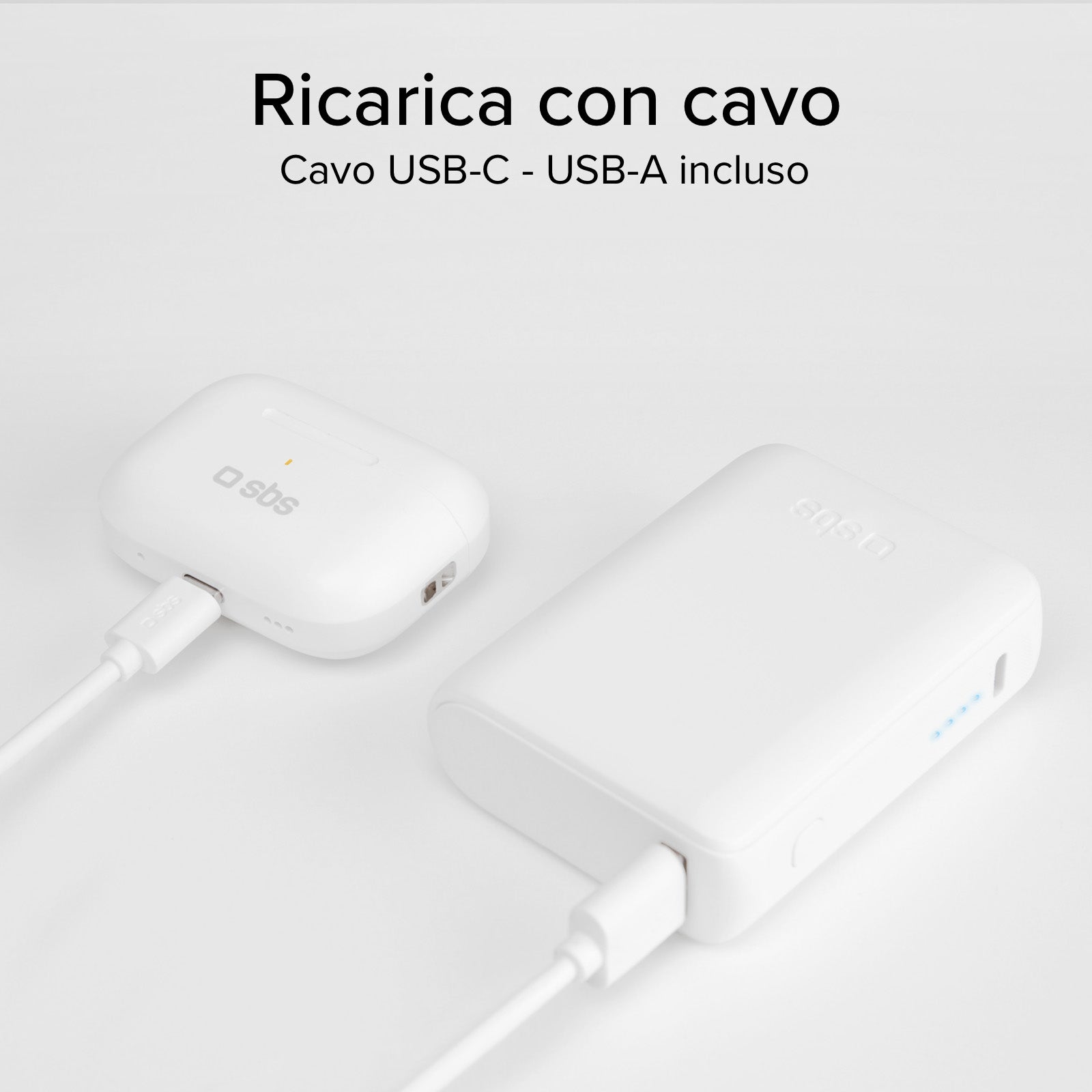 Auricolari TWS compatibili con ricarica wireless