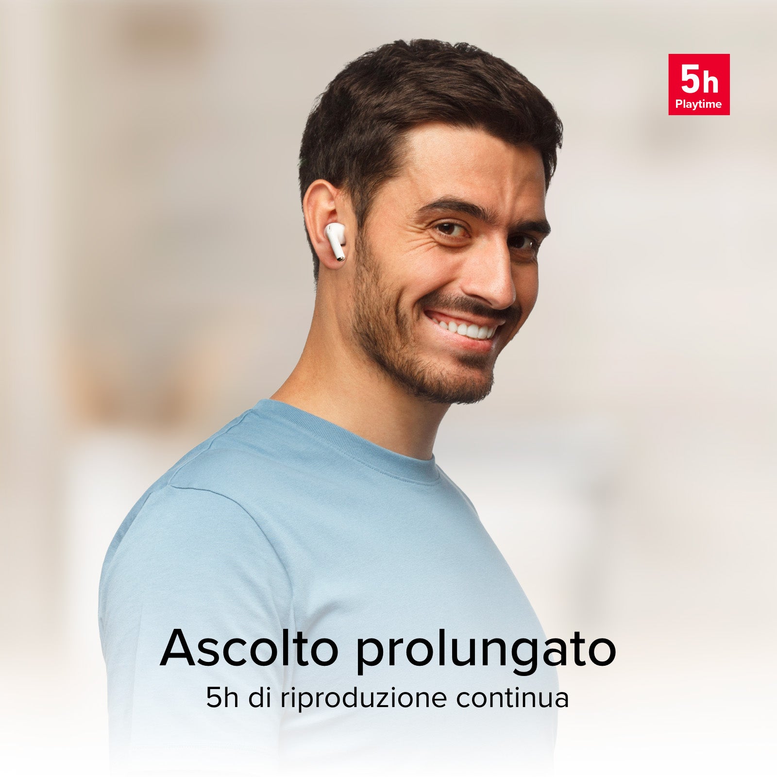 Auricolari TWS compatibili con ricarica wireless