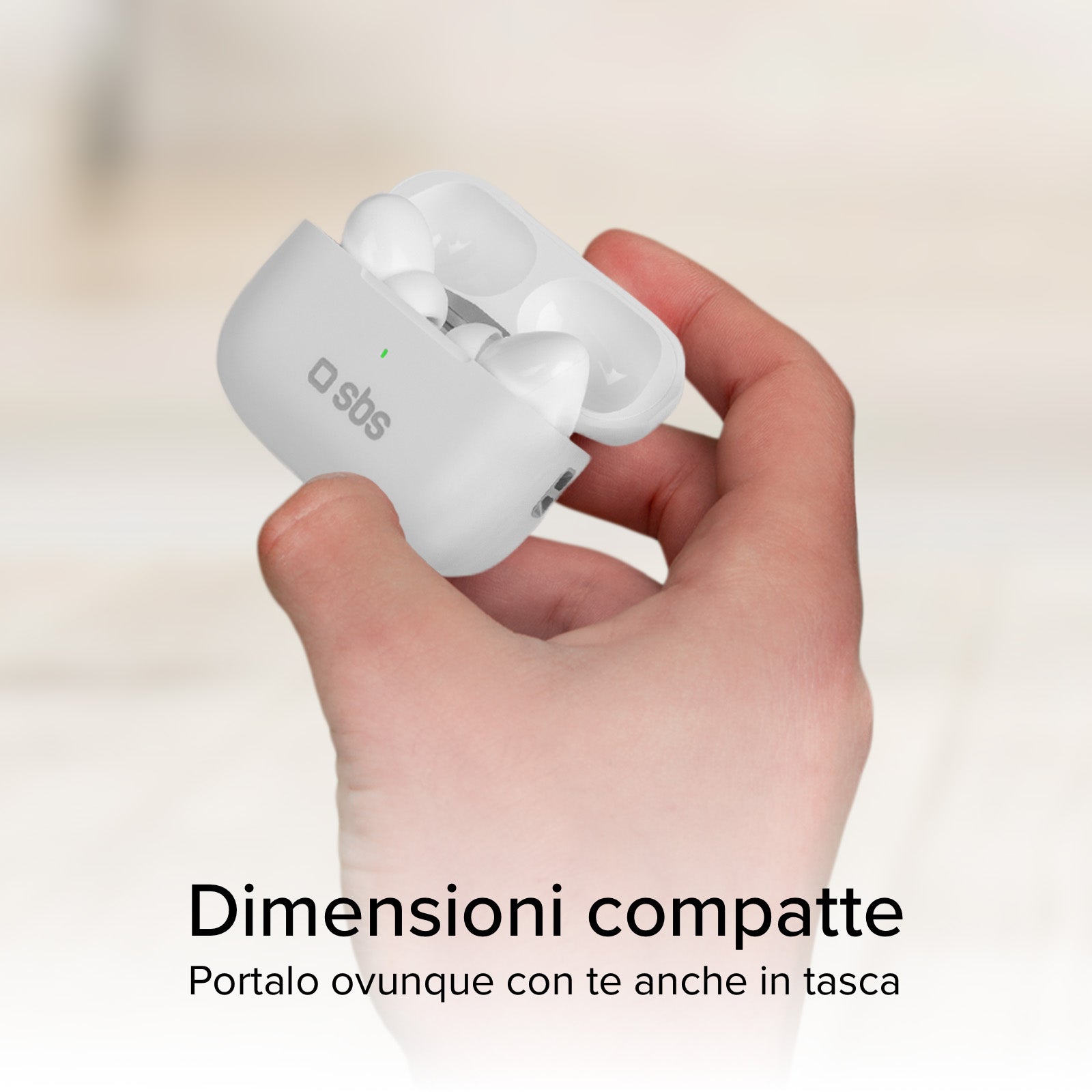 Auricolari TWS compatibili con ricarica wireless
