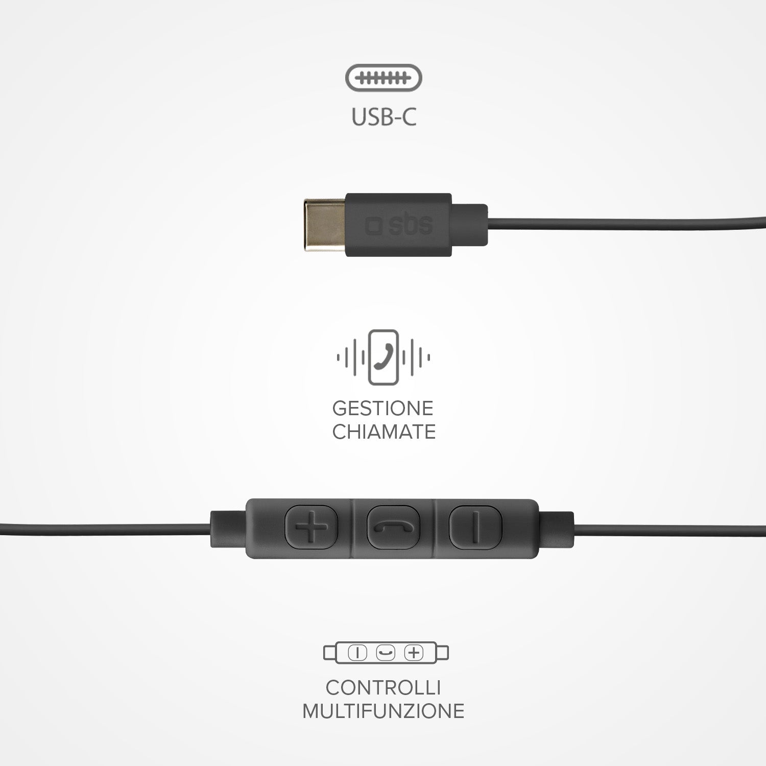 Studio Mix 65c - Auricolari semi in-ear a filo con connettore USB-C