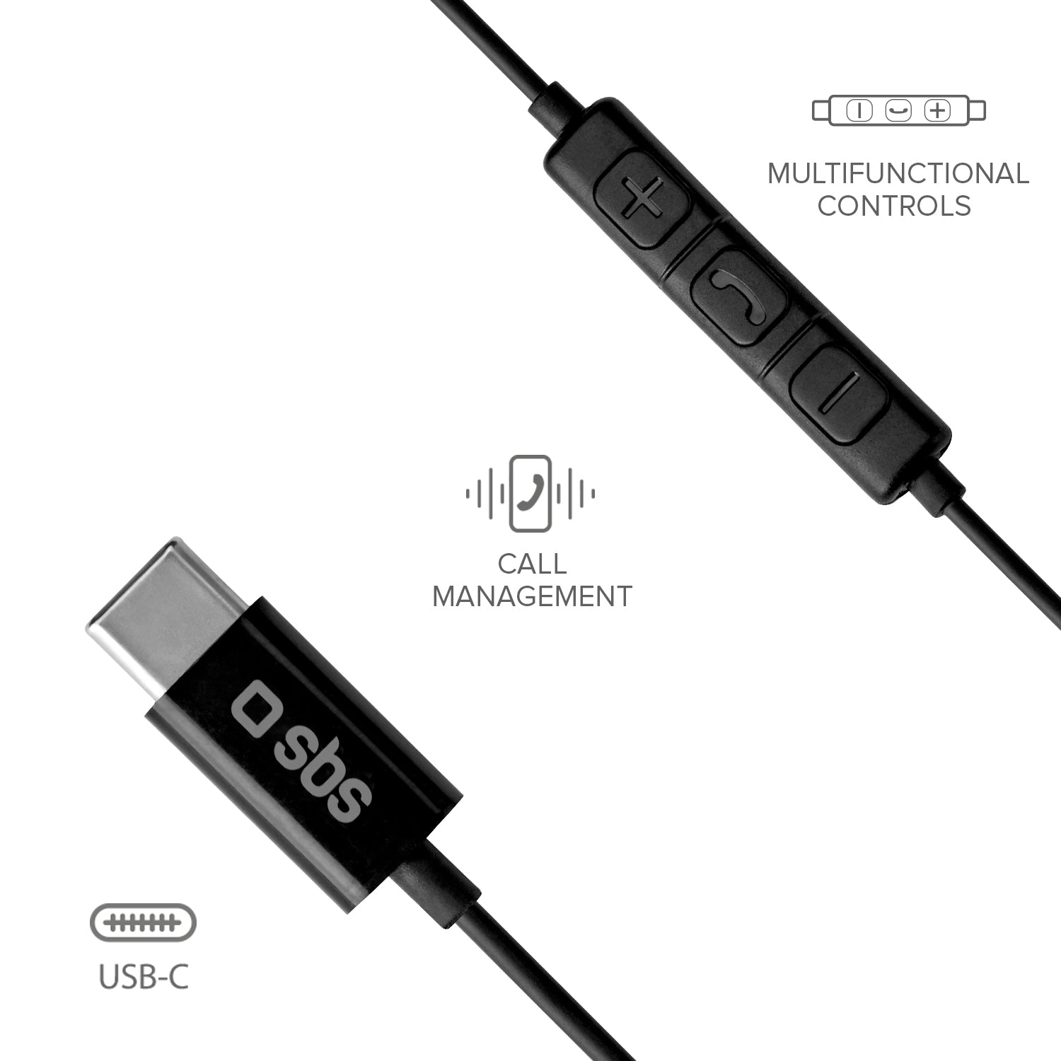 Auriculares con cable Tipo C Studio Mix 100C