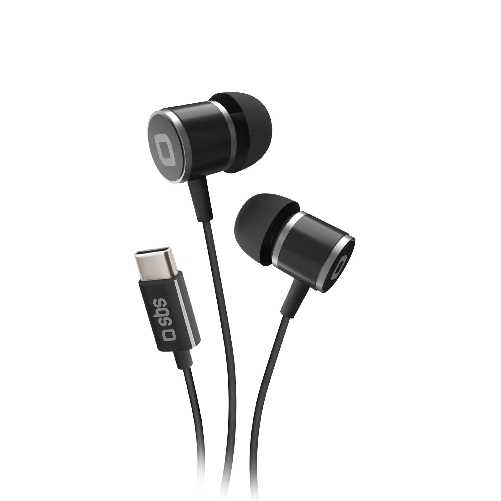 Type-C wired earphones for music and calls