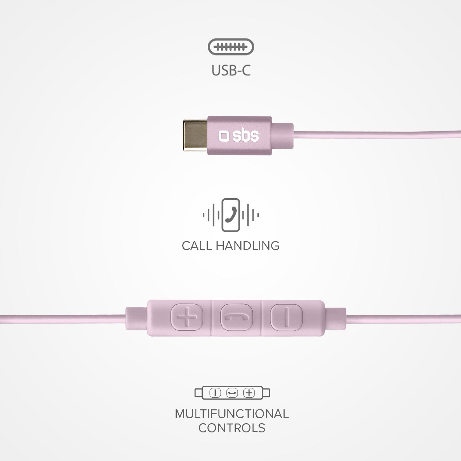 Studio Mix 65c - Auricolari semi in-ear a filo con connettore USB-C