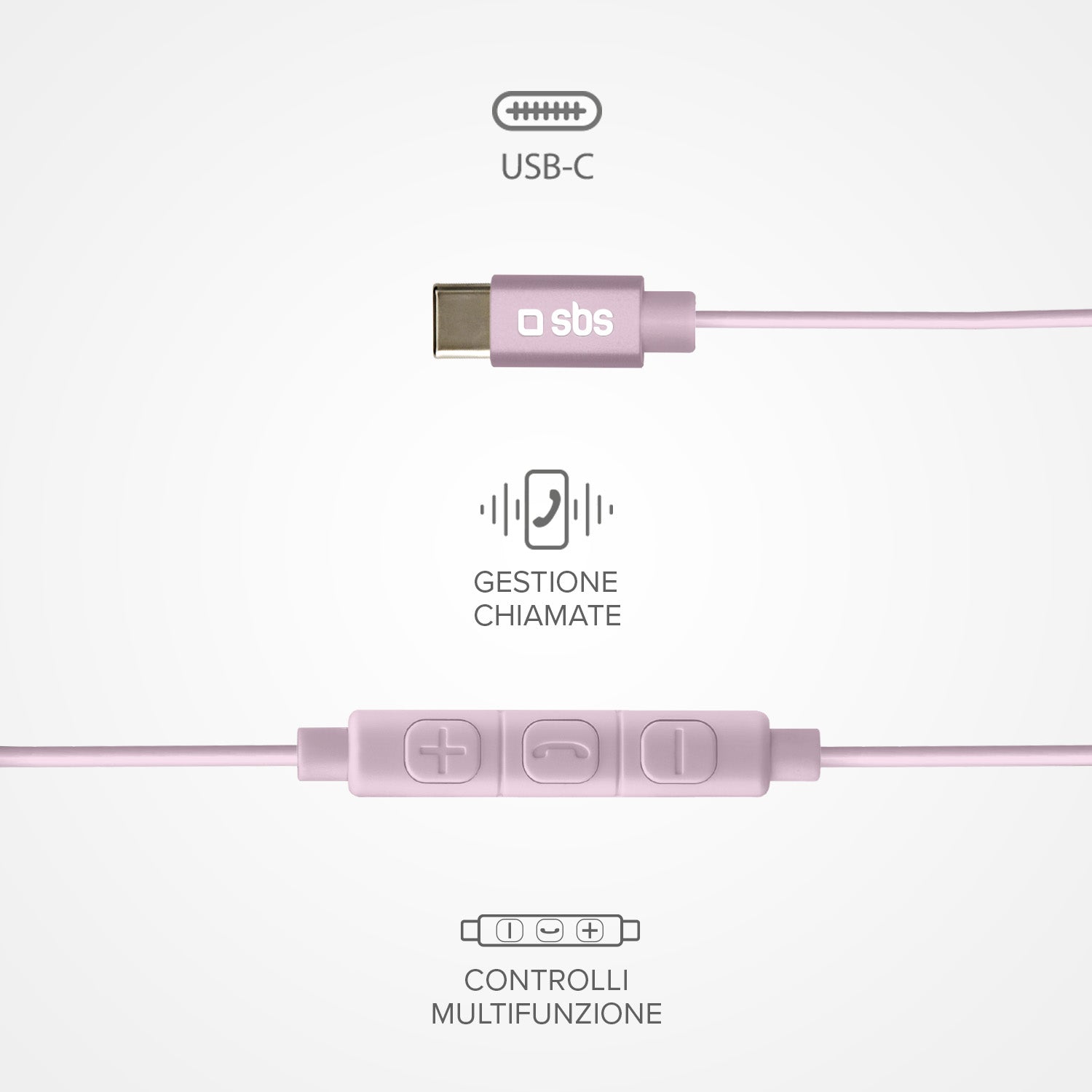 Studio Mix 65c - Auricolari semi in-ear a filo con connettore USB-C