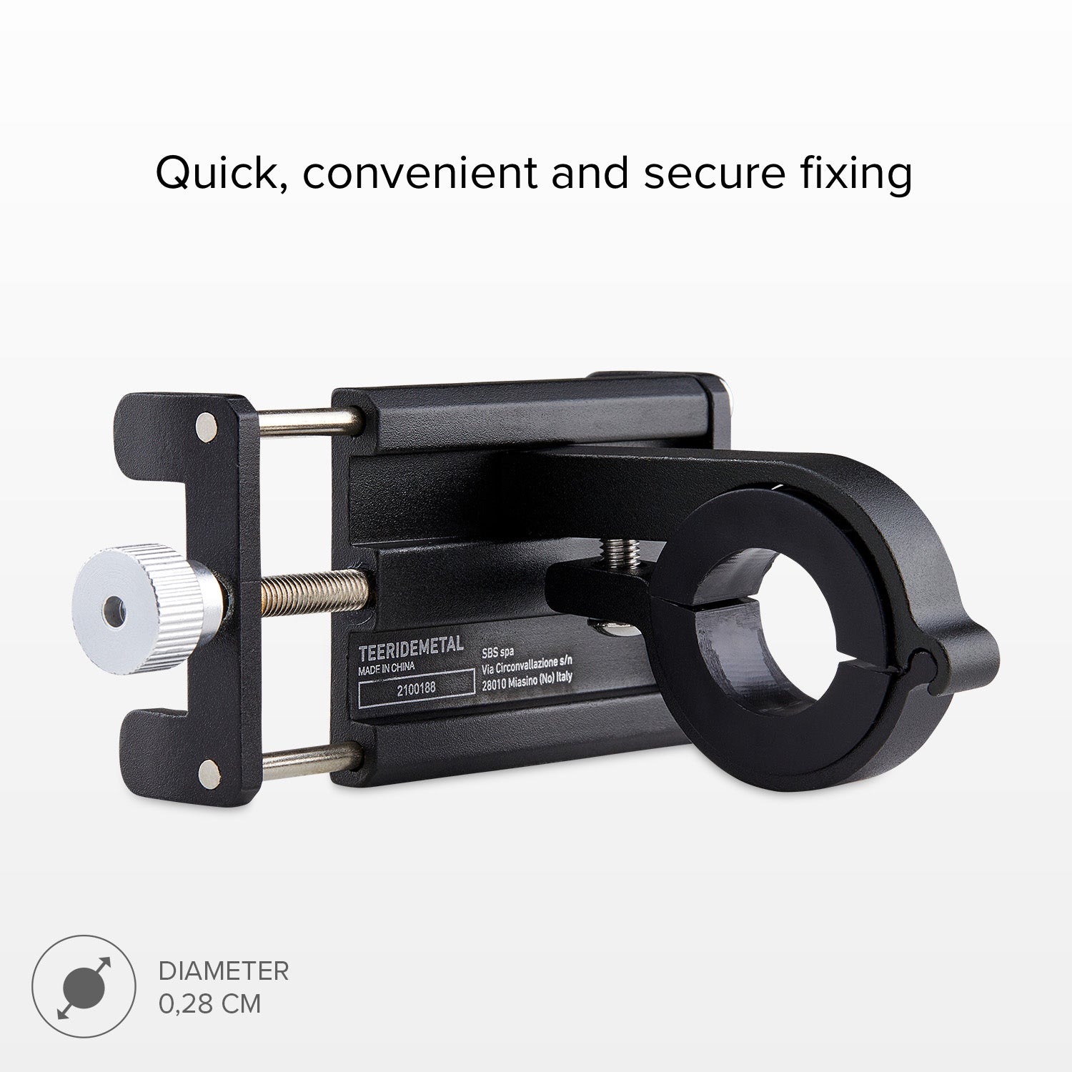 Soporte para móvil de aluminio para bici y patinete