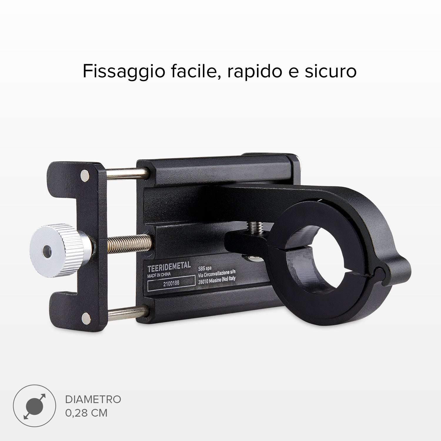 Soporte para móvil de aluminio para bici y patinete