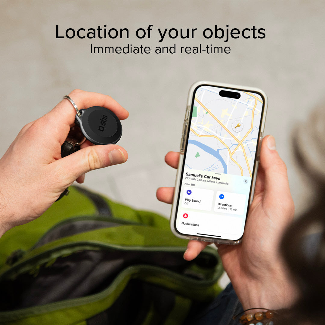 Water resistant object locator compatible with Apple Find My