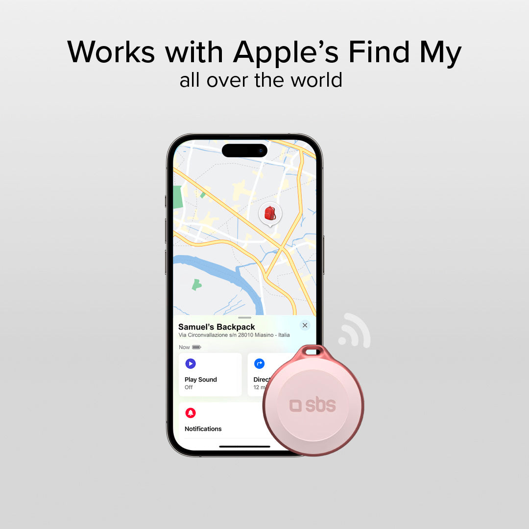 Wasserfester Objektsucher, kompatibel mit Apple Find My