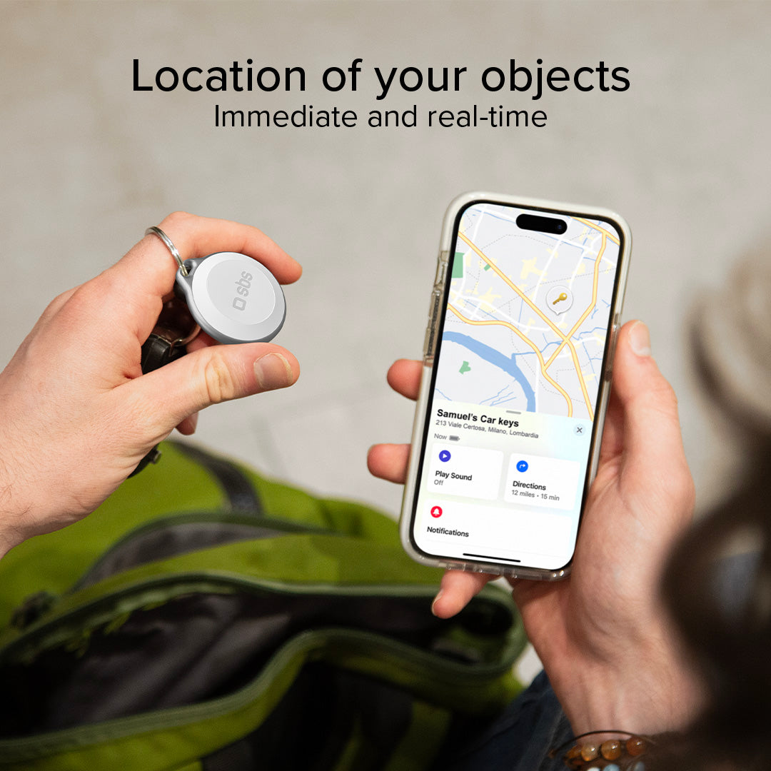 Water resistant object locator compatible with Apple Find My