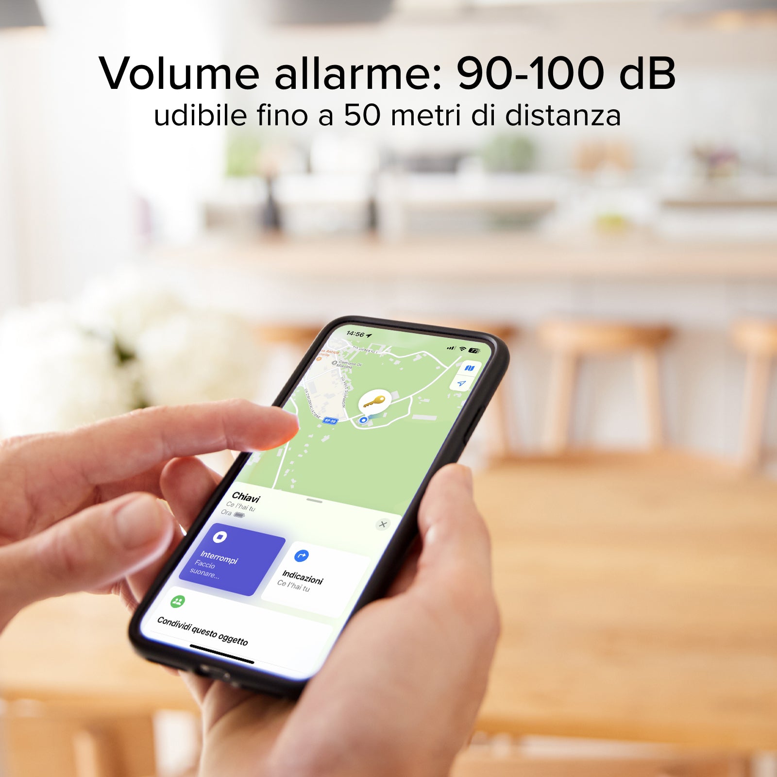 Tracker compatible avec la technologie de localisation d'Apple