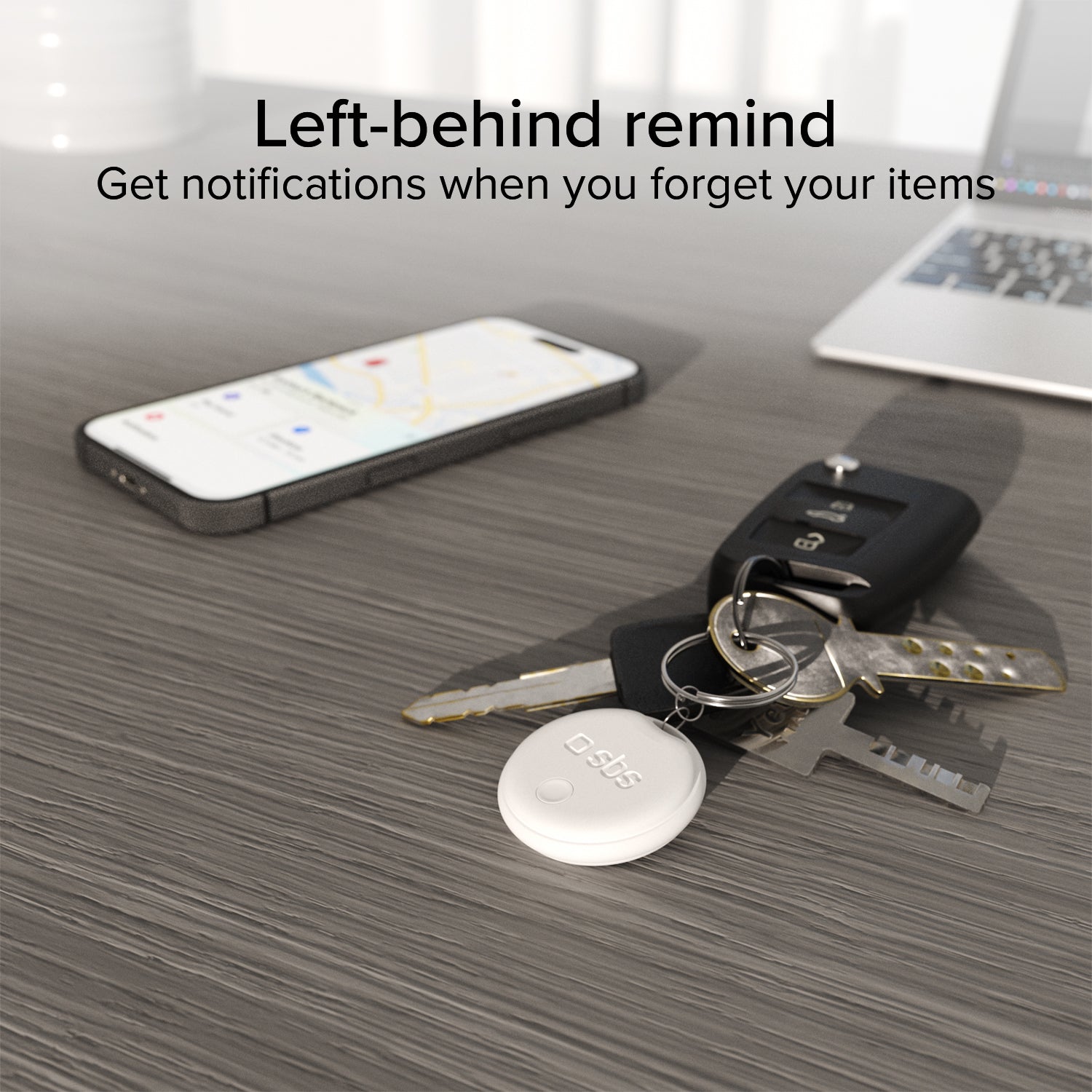 4 x Localizzatore di oggetti water resistant compatibile con Apple Find My