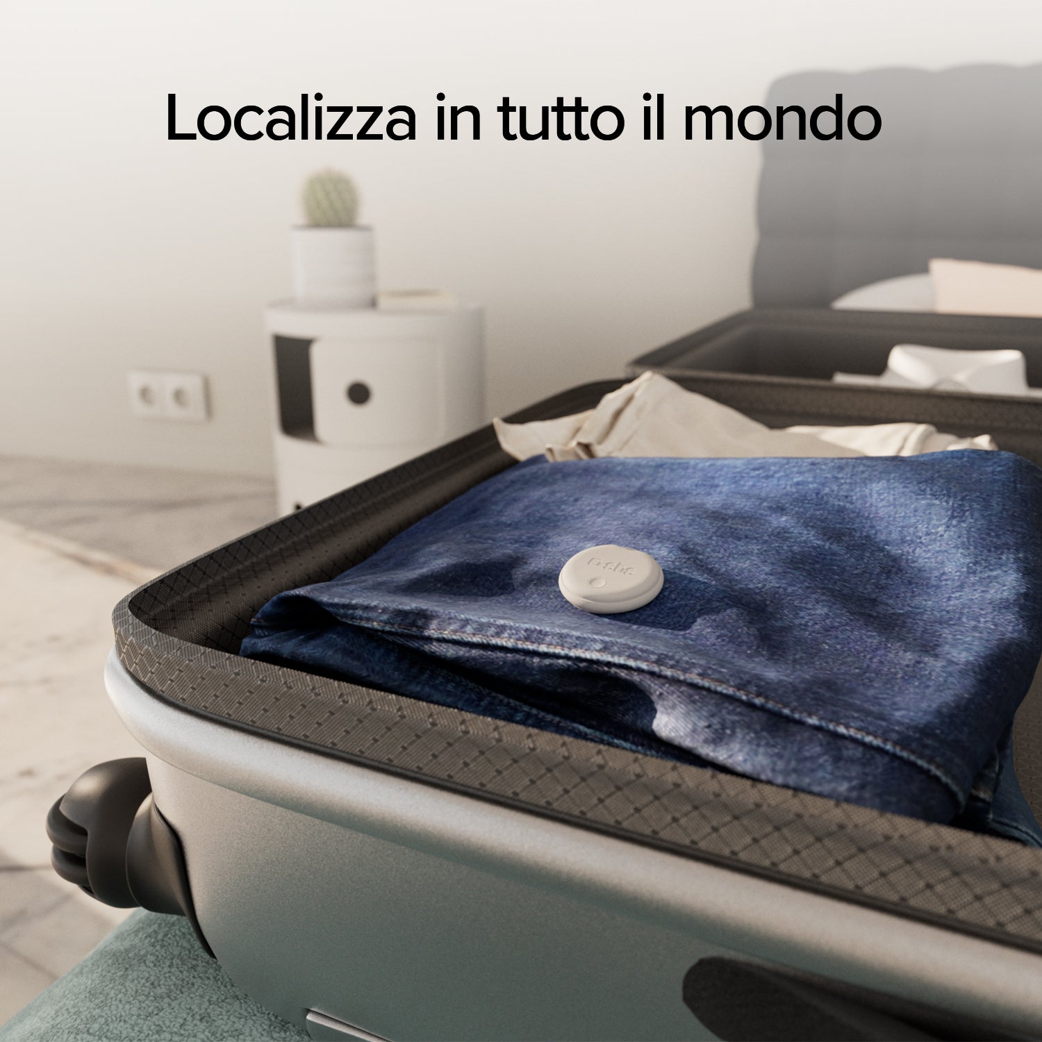 4 x Localizzatore di oggetti water resistant compatibile con Apple Find My