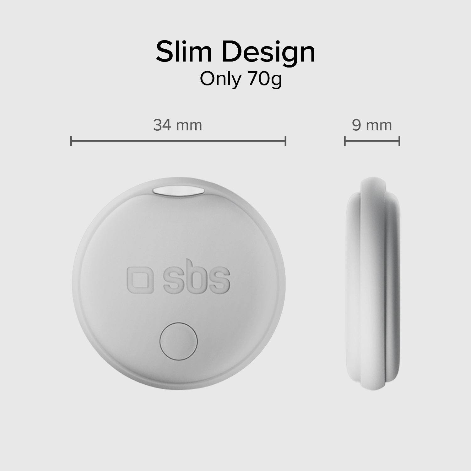 4 x Localizzatore di oggetti water resistant compatibile con Apple Find My