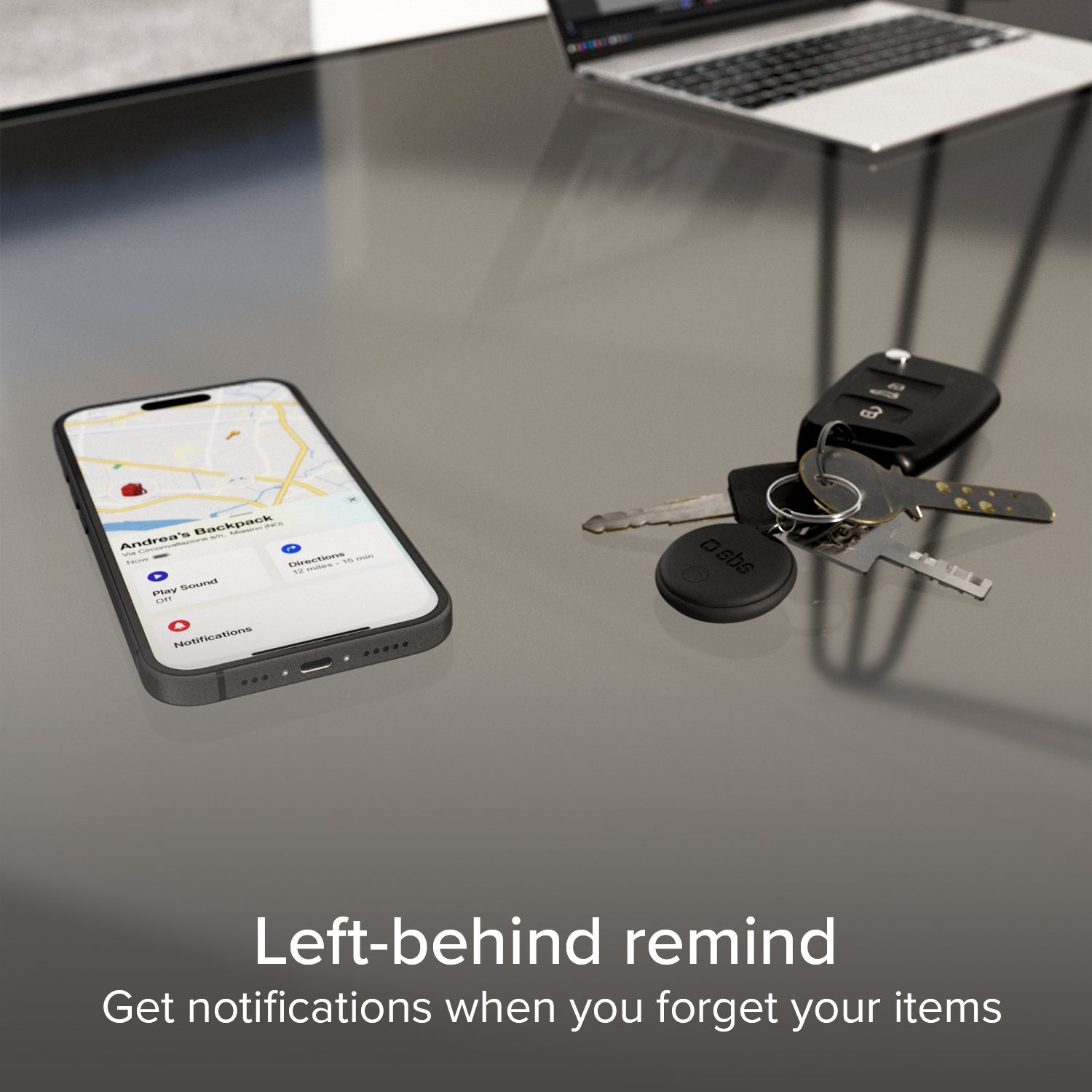Localizzatori Tracker Wireless compatibili con Apple Find My e Google Find Hub